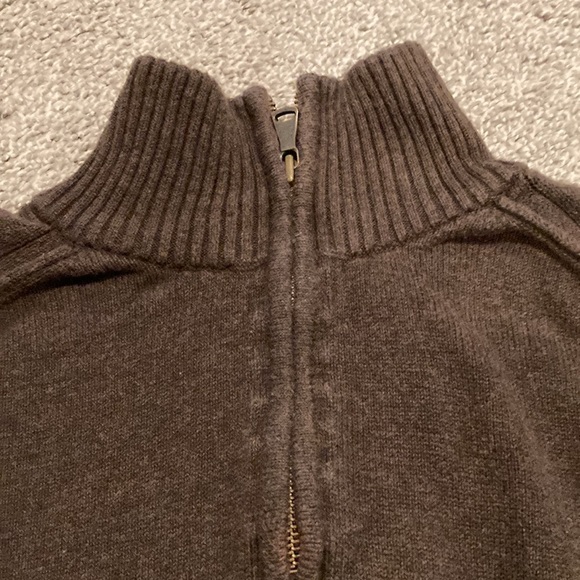 Mens Buckle Brown 1/4 zip sweater. Size XL - Picture 2 of 6